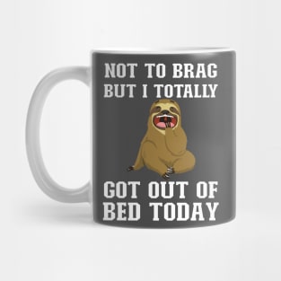 Funny cute sloth sayings Mug